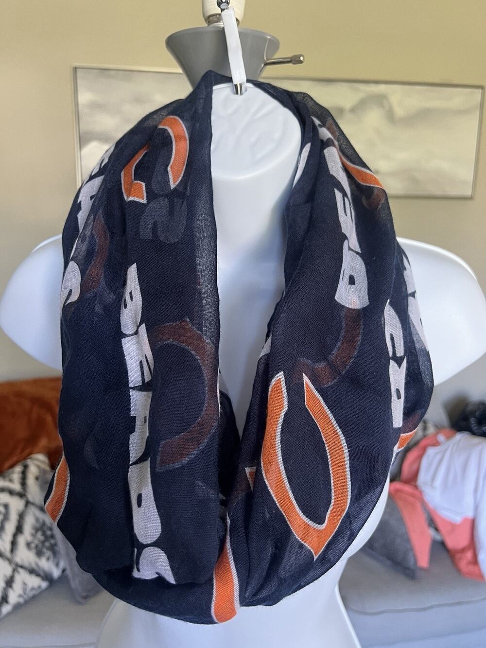 NFL Chicago Bears Womens Infinity Scarf #1026